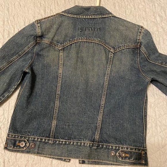 Gap Ladies Blue Demin Jean Jacket size small. - Picture 7 of 13